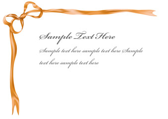 セピアの飾りリボン