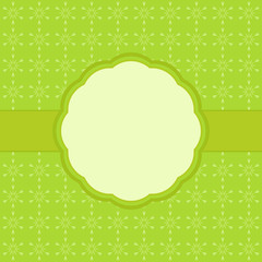 Christmas frame with space for text