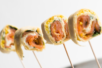 Räucherlachs Wraps