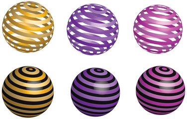 vector abstract color balls
