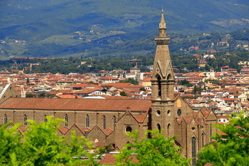 Florence, Italy. Basilica di Santa Croce