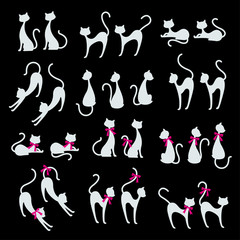 可愛いネコ　イラスト