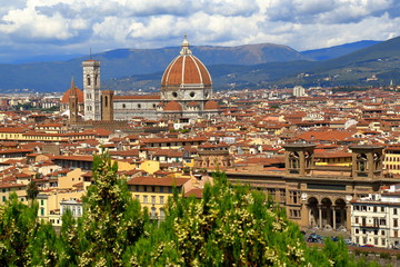 Fototapeta premium Florence. Cityscape, view of Cattedrale di Santa Maria del Fiore
