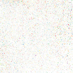 Colorful explosion of confetti.  Colorful grainy texture vector.