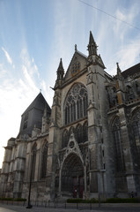Fototapeta na wymiar Roman Catholic Cathedral in French city Meaux