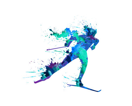 cross-country skiing