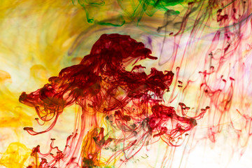 Ink Dissolving in Water
