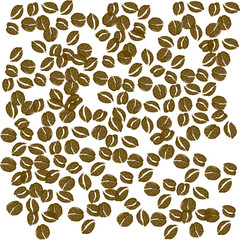 Fototapeta premium Isolated coffee beans