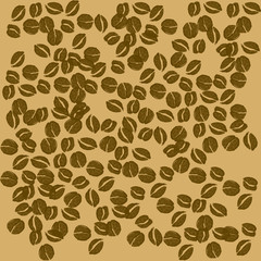 Isolated coffee brownIsolated coffee white beans beans