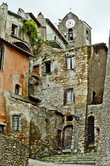 Fototapeta na wymiar Borgo Medievale Nazzano Romano, Roma, Italia