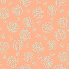 vector seamless pattern of playful geometric shapes