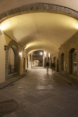 Arches near River, Florence, Italy