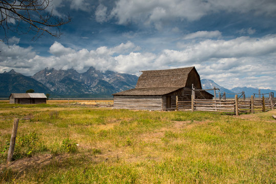 Old barn at Grand Teton National Park