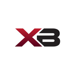 Obraz premium Modern Initial Logo XB