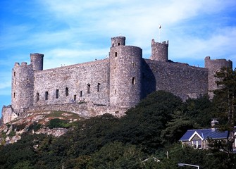 Fototapeta na wymiar Harlech castle.
