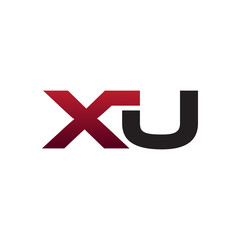 Modern Initial Logo XU