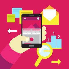 Using a mobile phone in modern life, modern technology