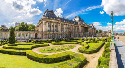 The Royal Palace in Brussels - obrazy, fototapety, plakaty