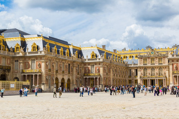 Famous palace Versailles - obrazy, fototapety, plakaty