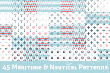 45 Maritime & Nautical Patterns
