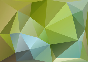 green polygonal background
