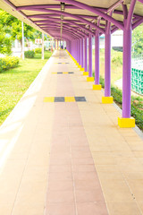 walkway to the building