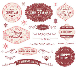 Christmas Labels and Ornaments