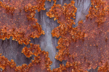 Iron surface rust