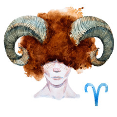 Aries horoscope raster