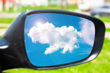Fototapeta premium Rearview mirror