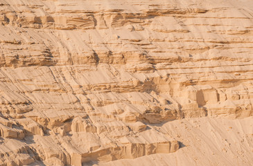 Industrial sand quarry background