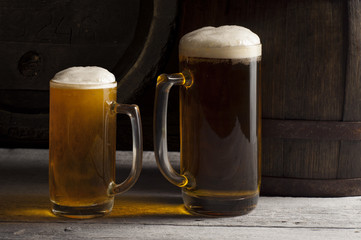 Still Life with a keg of beer 