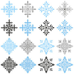 Winter Snowflakes Set