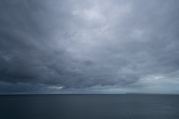 Alicante dark clouds