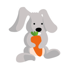 Rabbit with carrot