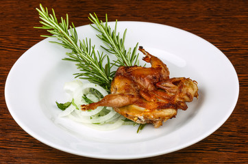 Grilled quail