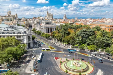 Foto op Plexiglas Cibeles fountain at Plaza de Cibeles in Madrid © Sergii Figurnyi