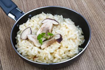 Mushroom risotto