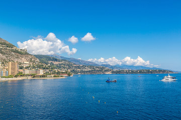 Panoramic view of Monte Carlo, Monaco