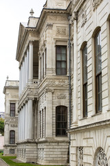 Fototapeta na wymiar ISTANBUL, TURKEY - 13 OCTOBER 2015: Design elements of the Dolmabahce Palace in Istanbul