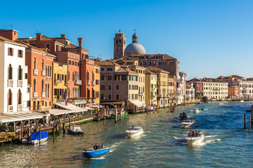 Fototapeta premium Gondola on Canal Grande in Venice