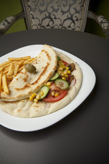 tortilla with vegetables