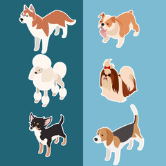 Collection of isometric dogs3