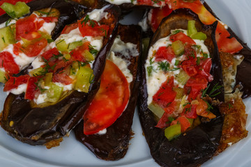 Grilled eggplant