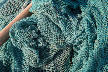 Old Fishing nets background