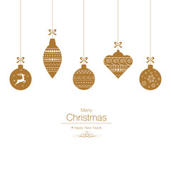 Christbaumschmuck Braun