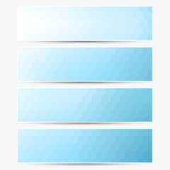 Fototapeta premium Vector banners set.