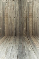 Wooden panel wall interior background