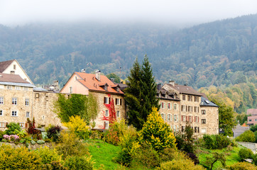 Fototapeta na wymiar Oberstadt in Bregenz