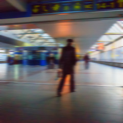  passengers are indoors Station